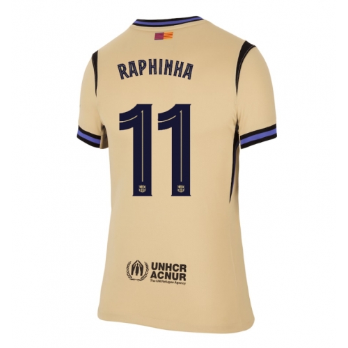 Billige Fotballdrakt Barcelona Raphinha Belloli #11 Replika Bortedrakt Dame 2025-26 Kortermet Billige Fotballdrakt Barcelona Raphinha Belloli #11 Replika Bortedrakt Dame 2025-26 Kortermet